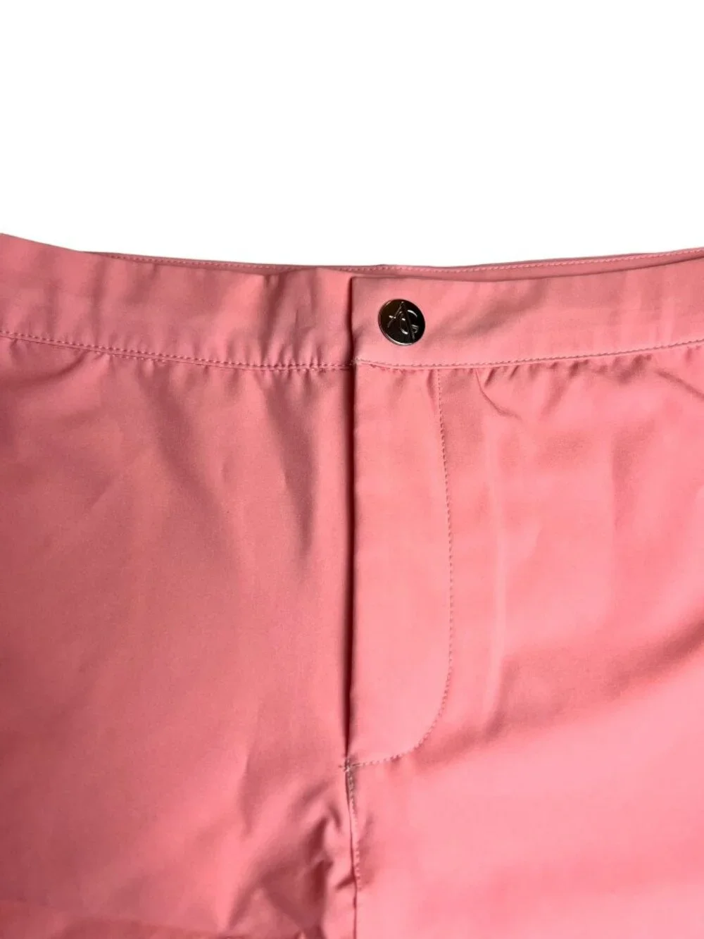 New Men's Argyle Grant pink swim trunks size 38